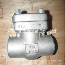Stainless Steel Pistion Check Valve with Flange End